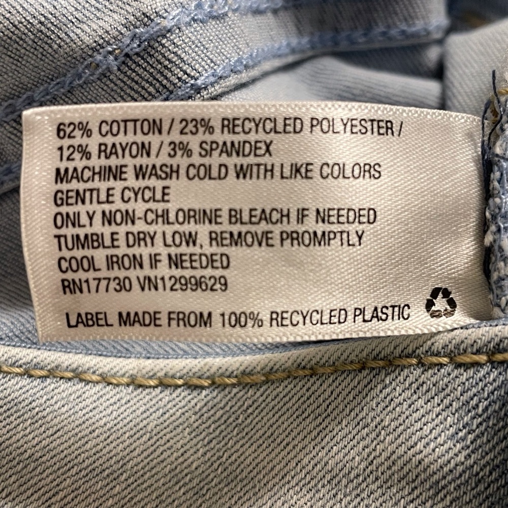 Ava & Viv Jeans High Rise Skinny Light Wash Size 17 - Picture 7 of 16